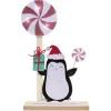 Pingouin lumineux en bois 3 MicroLED blanc chaud H30 cm < Gifi Best