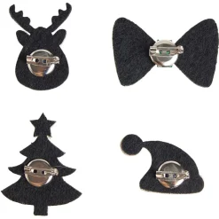 Pins Noël pailleté x4 < Gifi