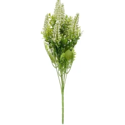 Piquet bruyère fleur artificielle Ø15xH56cm blanc