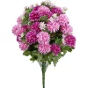 Piquet chrysanthème rose bouquet fleur artificielle Ø38xH60cm < Gifi Discount