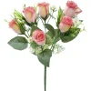 Piquet de boutons de Roses - Fleur artificielle rose