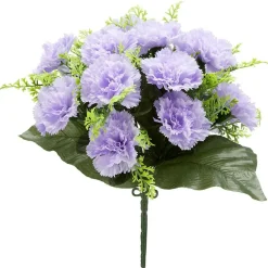 Piquet de chrysanthèmes H35 cm violet - Fleur artificielle < Gifi