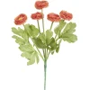 Piquet de 5 Chrysanthèmes oranges ouvertes en polyéthylène < Gifi Clearance
