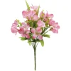 Piquet de fleurs artificielles orchidée rose