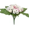 Piquet de rose et marguerite bouquet fleur artificielle Ø40xH42cm