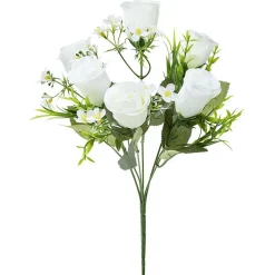 Piquet de roses - Fleur artificielle blanc < Gifi Hot