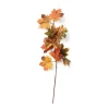 Piquet feuille de chêne artificielle automne H56cm