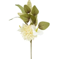 Piquet fleur artificielle arum H30cm blanc < Gifi Best