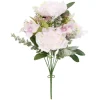 Piquet fleur artificielle Ø24xH41cm rose