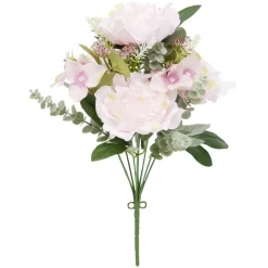 Piquet fleur artificielle Ø24xH41cm rose