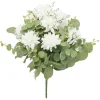 Piquet fleur artificielle Ø33xH44cm blanc