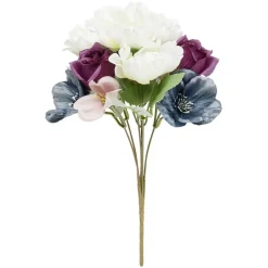 Piquet fleur artificielle Ø18xH32cm multicolore