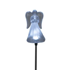 Piquet funéraire solaire ange commémoratif à LED H86cm < Gifi Sale