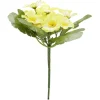 Piquet primevères artificielles 15 têtes H9 cm jaune < Gifi Clearance