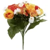 Piquet rose+orchidée+pâquerette H40 cm jaune - Fleur artificielle 18 têtes < Gifi Clearance