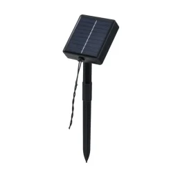 Piquet solaire 20 tiges LED blanc chaud L580xH13,5cm