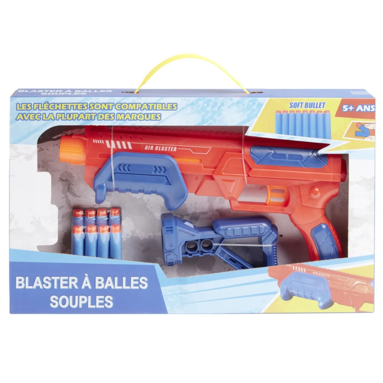Pistolet avec 8 flechettes
