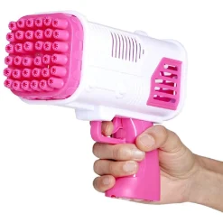 Pistolet à bulles bazooka 36 buses plastique rose < Gifi Sale