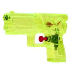 Pistolet à eau enfant plastique translucide 15x3xH9cm (plusieurs modèles)