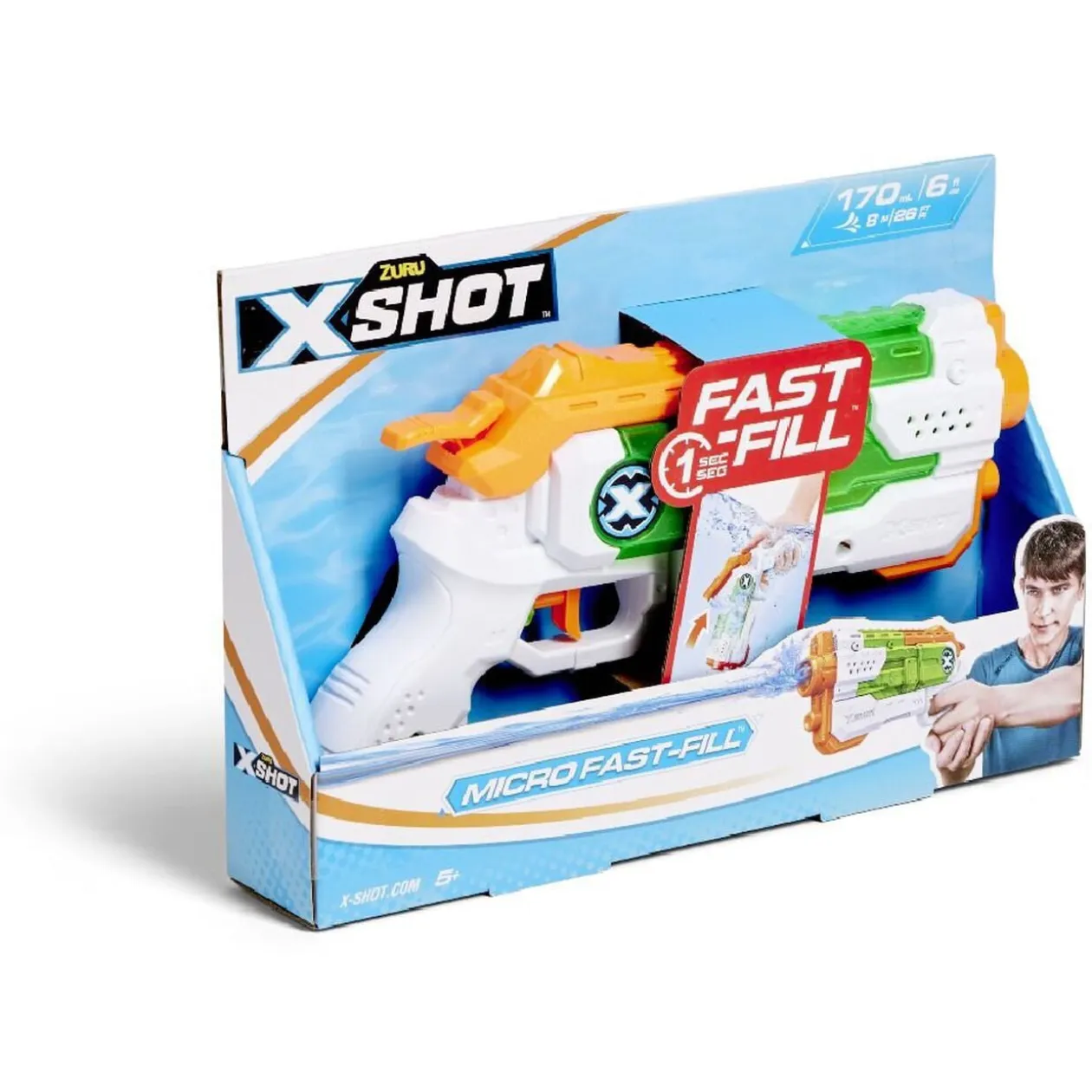 Pistolet à eau 170ml portée 8m