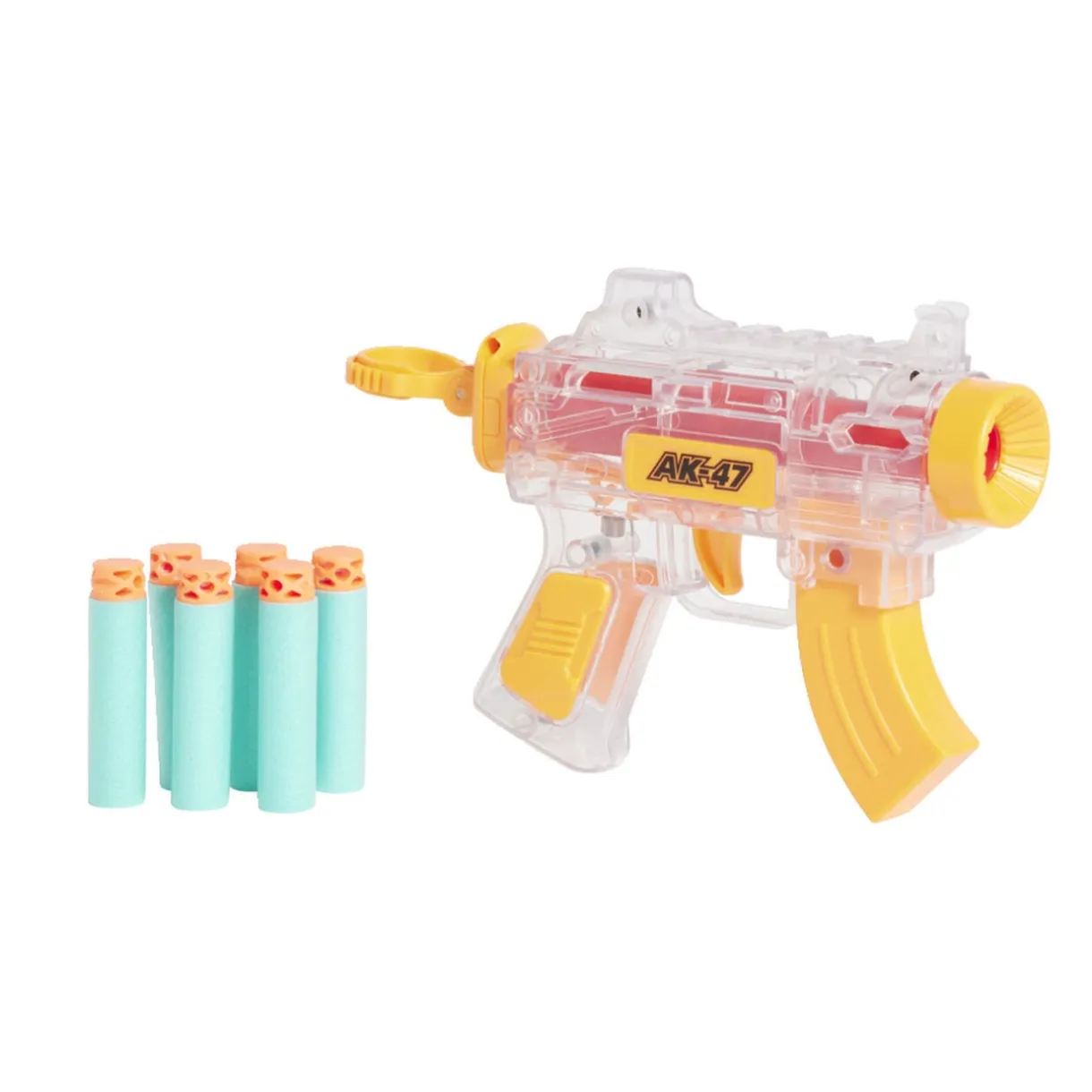 Pistolet miniature avec 6 fléchettes < Gifi Clearance