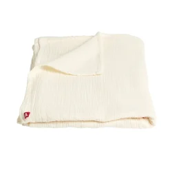 Plaid beige uni 100% coton 150x120cm < Gifi Best