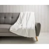 Plaid fausse fourrure - marron ou blanc