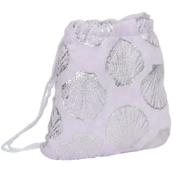 Plaid flanelle sirène pour enfant avec sac de rangement