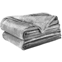 Plaid gris foncé uni