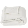 Plaid microfibre 130x160cm blanc < Gifi