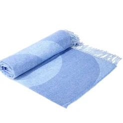 Plaid motif vague pop avec franges 130x160cm (3 modèles) < Gifi Hot