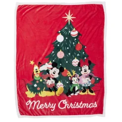 Plaid pilou Noël Disney Mickey 120x150cm < Gifi Outlet