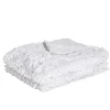 Plaid à poils longs gris clair 130x160cm < Gifi New