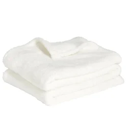 Plaid polaire blanc 130x160cm < Gifi Clearance