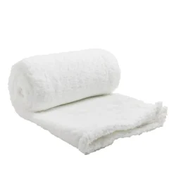 Plaid sherpa blanc L130x160cm