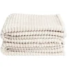 Plaid sherpa flanelle marron 130x160cm