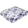 Plaid sherpa Halloween Disney Stitch polyester bleu 120x150cm < Gifi Best