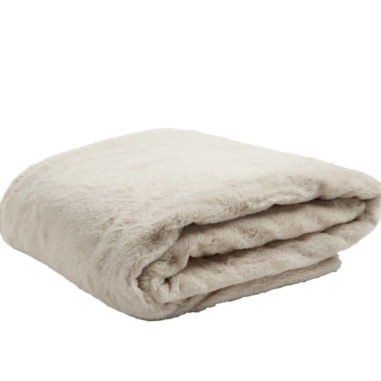 Plaid sherpa pilou pilou gris L130x160cm < Gifi Hot