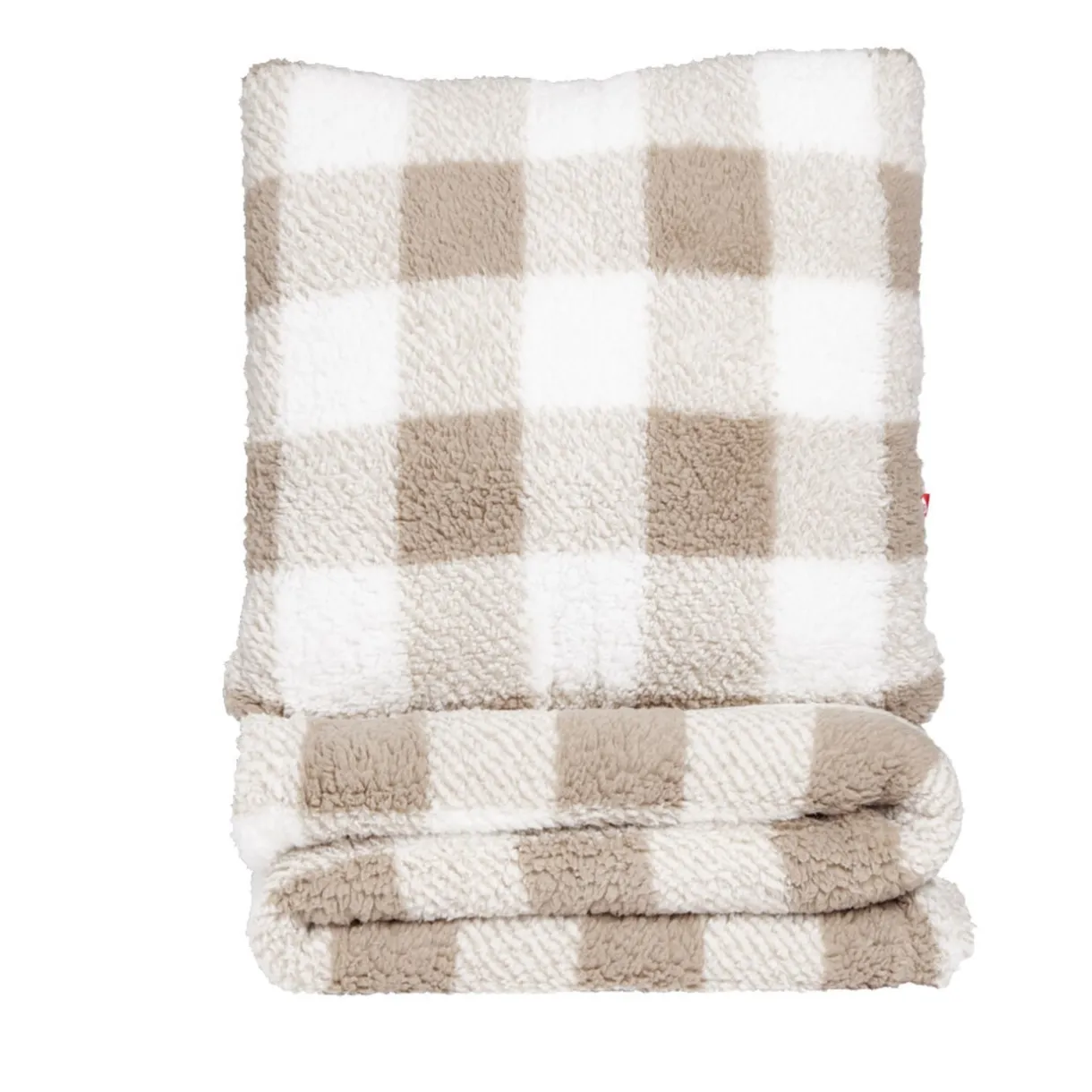 Plaid 130x160cm avec coussin 45x45cm motif tartan - 3 modèles < Gifi Online