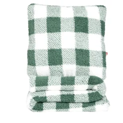 Plaid 130x160cm avec coussin 45x45cm motif tartan - 3 modèles < Gifi Online