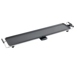 Plancha grill Teriyaki 2000W métal noir 12x117cm