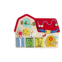 Planche activités enfant bois et métal 40x29,7xH6,4cm < Gifi Best