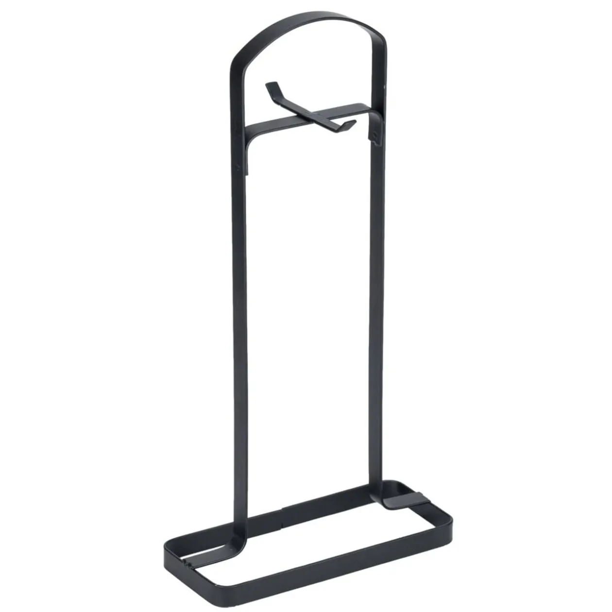 Planche à découper bambou x6 avec support métal noir 15x26cm