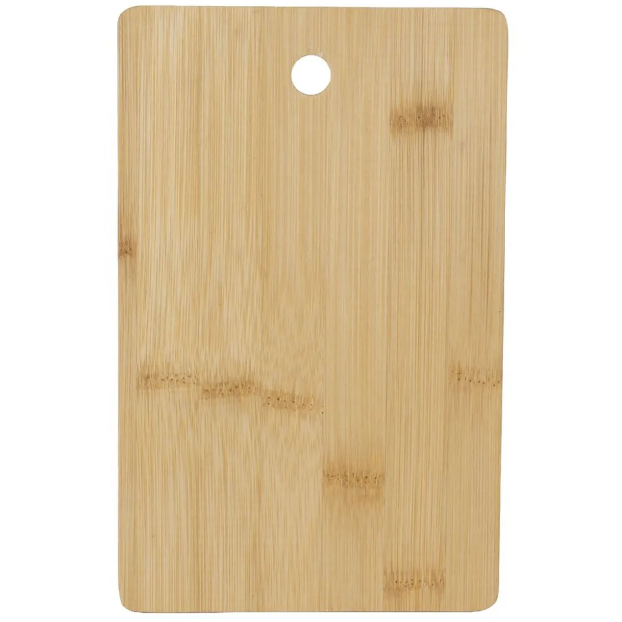 Planche à découper bambou x6 avec support métal noir 15x26cm