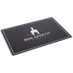 Planche à découper en verre noir Bon appétit 30x38cm < Gifi Discount