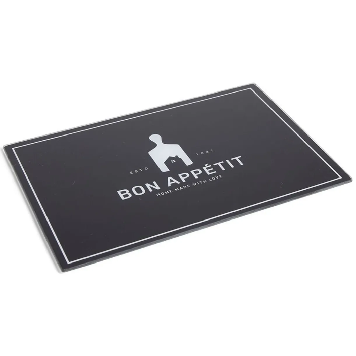 Planche à découper en verre noir Bon appétit 20x30cm < Gifi Best