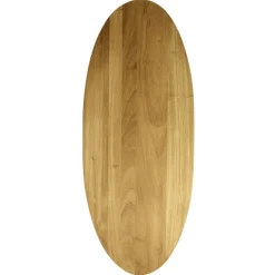 Planche de présentation en bois ovale 26x65cm