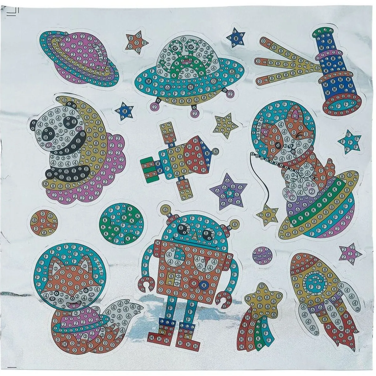 Planche de stickers à diamanter < Gifi Best