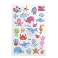 Planche de stickers fantaisie - 4 modèles