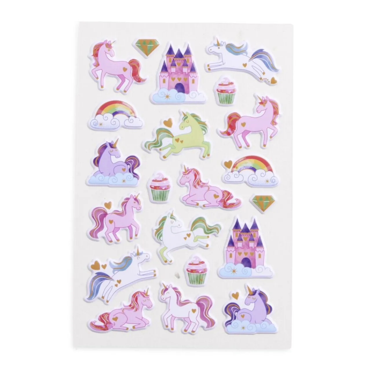 Planche de stickers fantaisie - 4 modèles